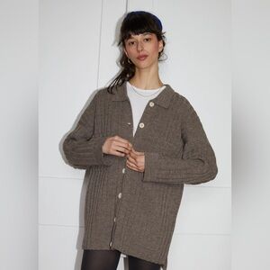 Jaggery London Nenna Shirt Cardigan NWT